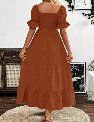 Rochie lunga SHEIN, maro