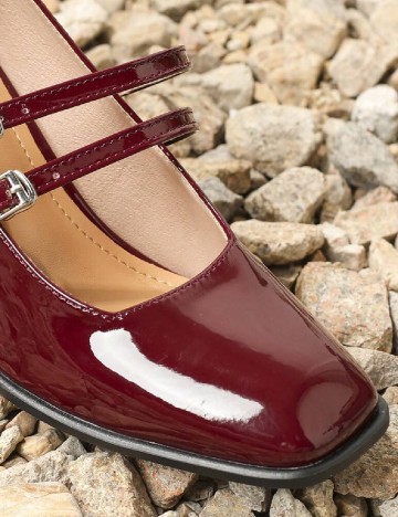 Pantofi SHEIN, visiniu