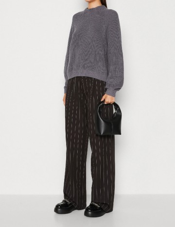 
						Pantaloni Only, negru
