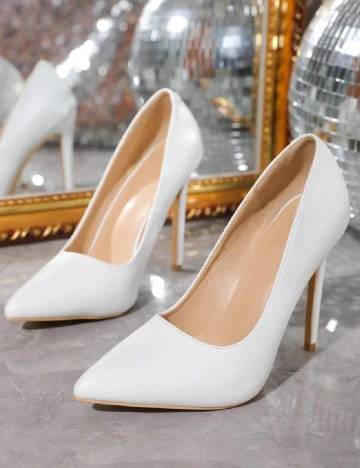 Pantofi SHEIN, alb
