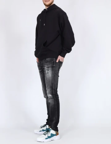 Hanorac Oversize Jack&Jones, negru