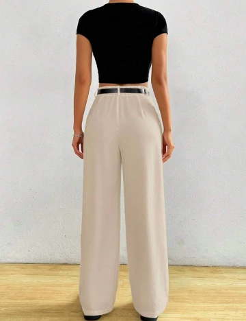 Pantaloni SHEIN, crem