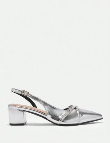 Pantofi SHEIN, argintiu