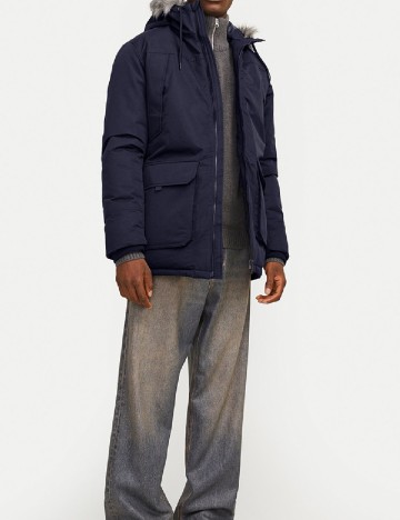 
						Geaca Jack&Jones, bleumarin