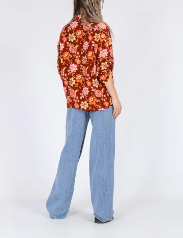 Camasa Vero Moda, caramiziu