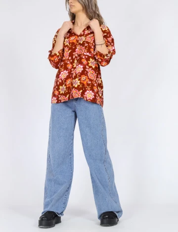 Camasa Vero Moda, caramiziu