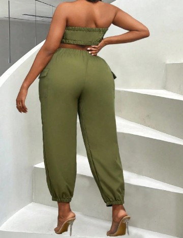 Compleu SHEIN CURVE, verde