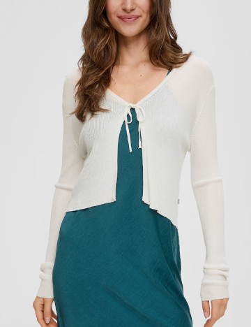 
						Cardigan Q/S, alb