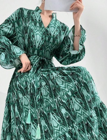 Rochie lunga SHEIN, verde
