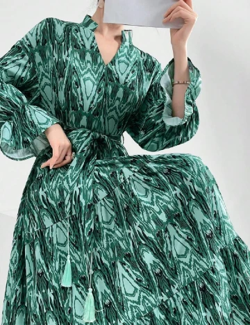 Rochie lunga SHEIN, verde