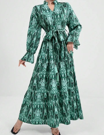 Rochie lunga SHEIN, verde