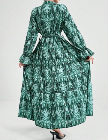 Rochie lunga SHEIN, verde