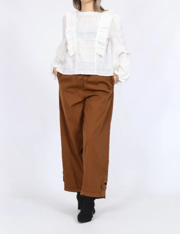 Pantaloni SHEIN, maro