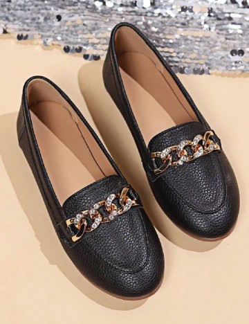 
						Mocasini SHEIN, negru