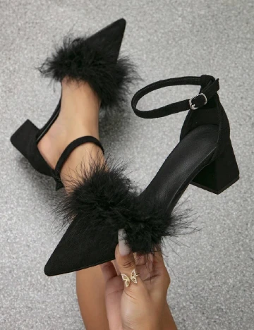 Pantofi SHEIN, negru Negru