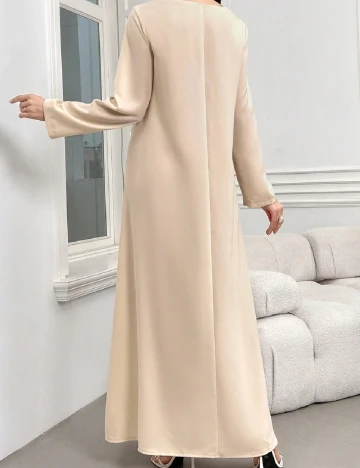 Rochie lunga SHEIN, crem