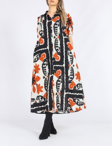 Rochie medie Motivi, mix culori