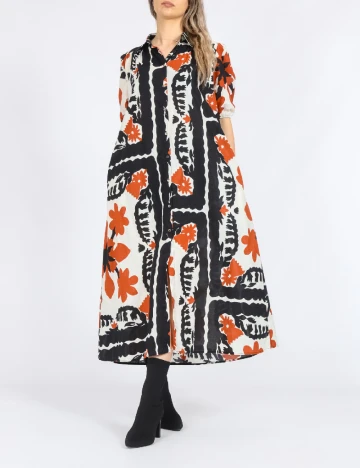 Rochie medie Motivi, mix culori