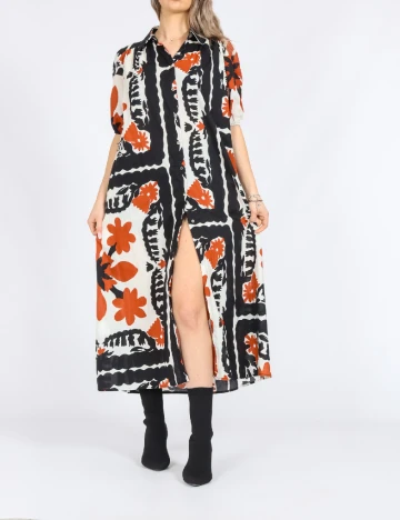 Rochie medie Motivi, mix culori