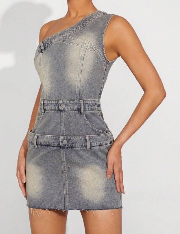 Rochie scurta SHEIN, albastru