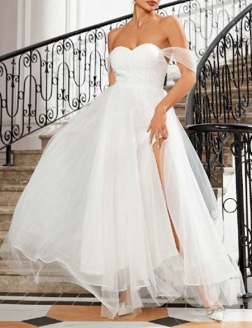 Rochie lunga SHEIN, alb