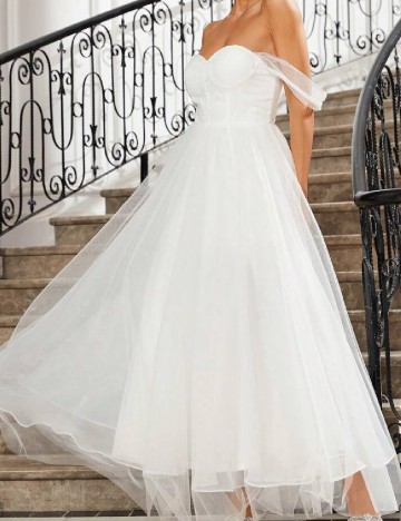 Rochie lunga SHEIN, alb