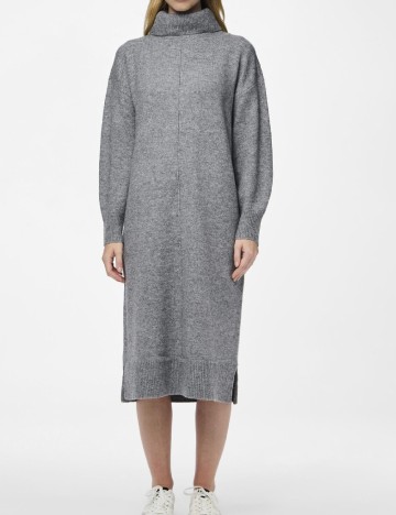 
						Rochie medie Pieces, gri