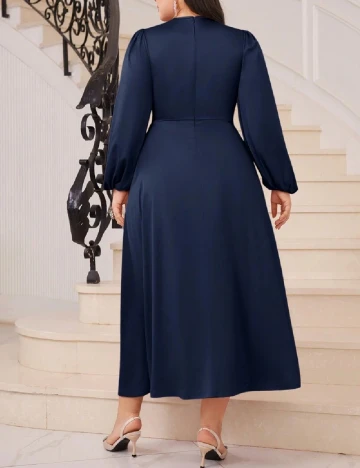 Rochie lunga SHEIN CURVE, albastru