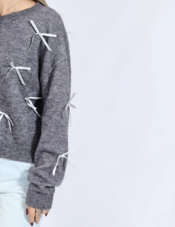 Cardigan Pieces, gri