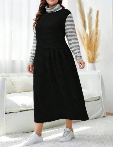 
						Rochie lunga SHEIN CURVE, negru
