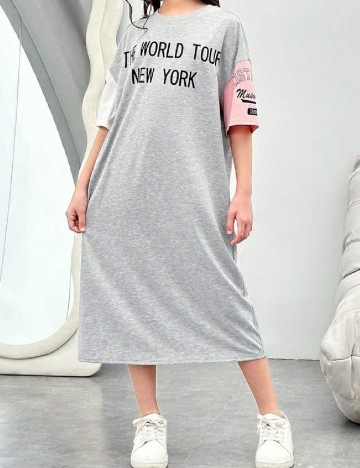 Rochie Shein Kids, gri