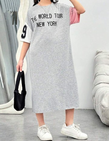 Rochie Shein Kids, gri