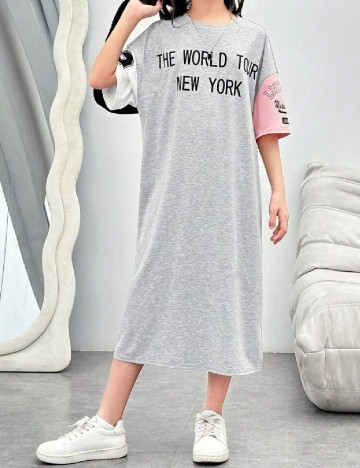 Rochie Shein Kids, gri