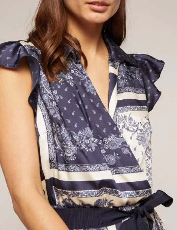 Rochie medie Motivi, bleumarin