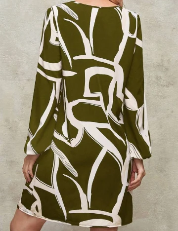 Rochie scurta SHEIN, verde