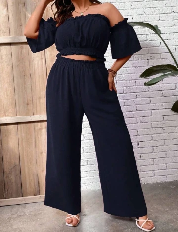 Compleu SHEIN CURVE, bleumarin