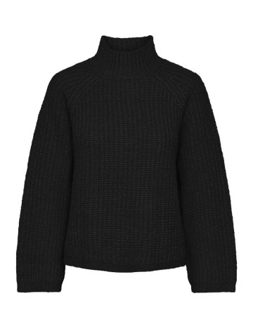 
						Pulover Pieces, negru