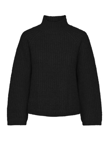 Pulover Pieces, negru