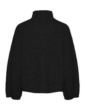 Pulover Pieces, negru