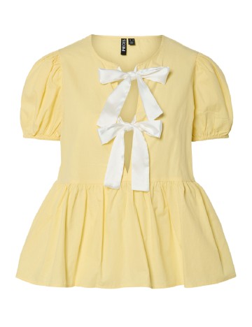 Bluza Pieces, galben