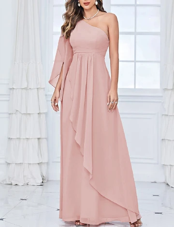 Rochie lunga UNITHORSE, roz