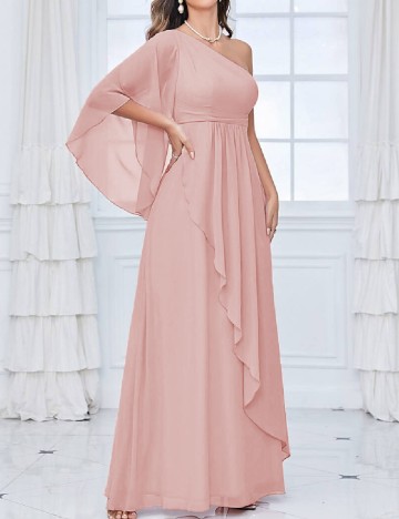 Rochie lunga UNITHORSE, roz