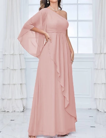 Rochie lunga UNITHORSE, roz