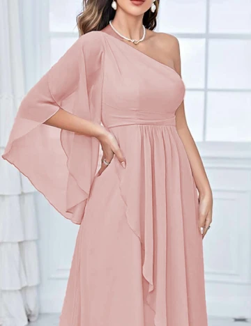 Rochie lunga UNITHORSE, roz