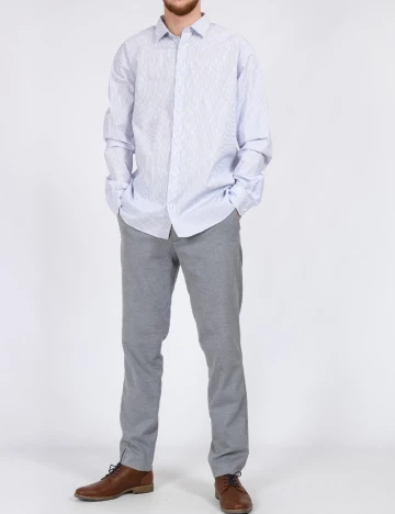 Camasa Jack&Jones, alb/albastru