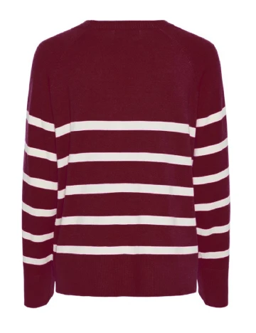 Bluza Pieces, visiniu