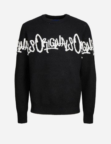 
						Pulover Jack&Jones, negru