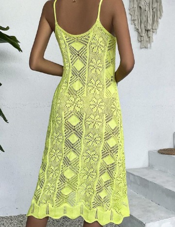 Rochie de plaja Knit Mix, verde