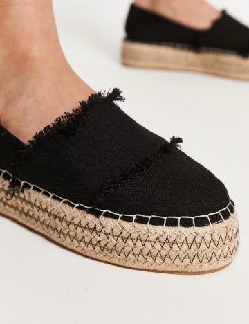 Espadrile South Beach, negru