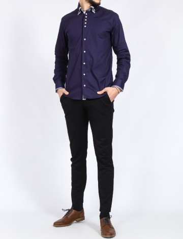 
						Camasa INTERTEX, bleumarin